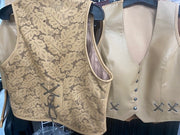 #23116X - Ladies' Leather & Laser Cut Vest