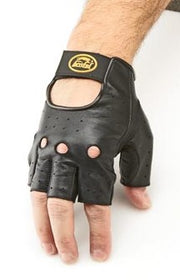 #9093 Men's / Ladies' Unisex Fingerless Leather Riding Glove
