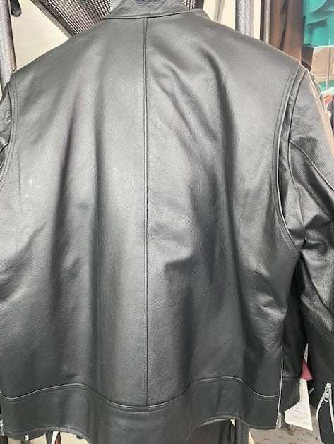 #3352 Men's Classic Leather Motorcycle Jacket – Bristol Leather